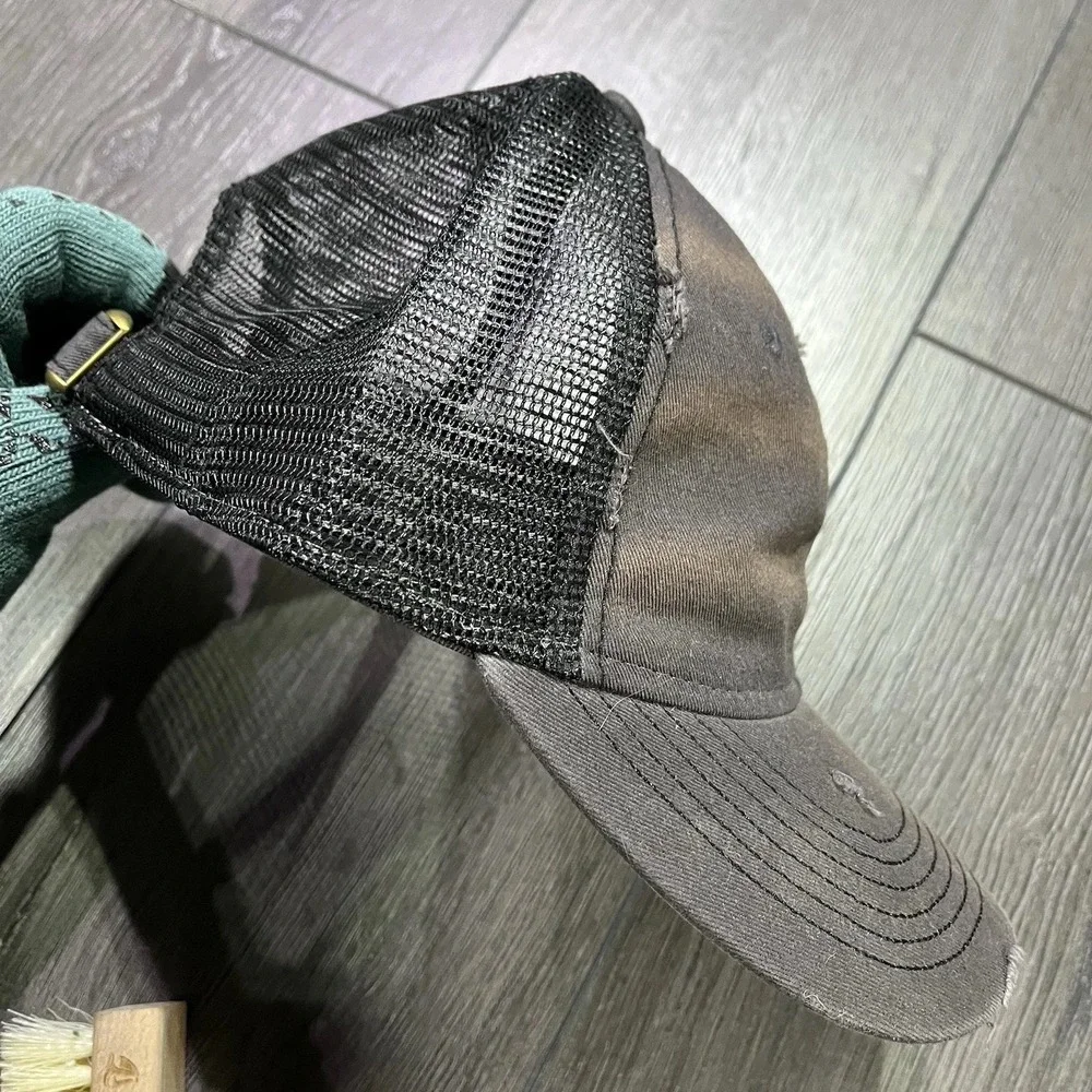 Kentucky Coffee Trucker‎ Hat Adjustable Mesh Back Cap Distressed Grunge Look
